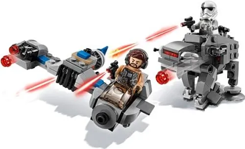 Конструктор Lego Star Wars Ski Speeder против шагающей машины (75195)