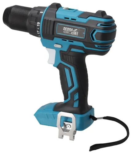 Wiertarko-wkrętarka DEDRA DED7041 + Akumulator DEDRA DED7034 SAS+ALL 4Ah 18V + Ładowarka DEDRA DED7038 SAS+ALL