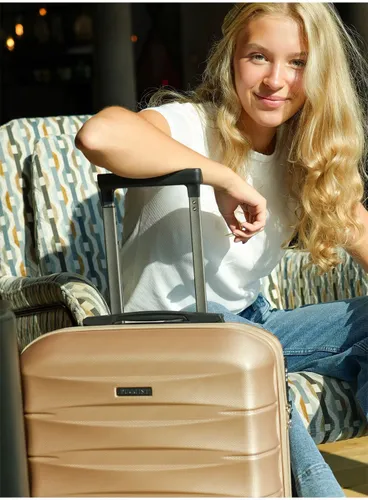 Walizka mała Puccini Cairo - złoty