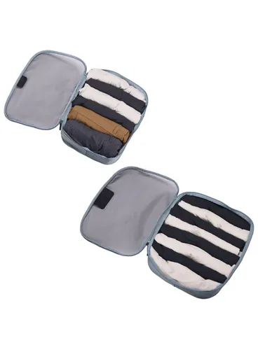 Zestaw 4 organizerów podróżnych Thule Family Packing Cube Set - pond gray / white