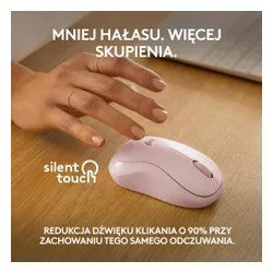 Myszka Logitech M240 Silent Różowy