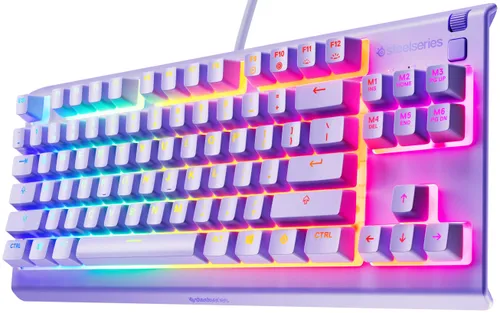 Klawiatura STEELSERIES Apex 3 TKL US Lawendowy