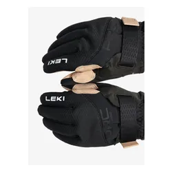 Rękawice narciarskie Leki PRC Premium ThermoPlus Shark - black/sand
