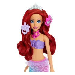 Lalka Barbie Disney Princess Arielka Muszelkowa toaletka JBF86