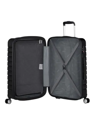 Средний чемодан American Tourister Flashline-shadow black