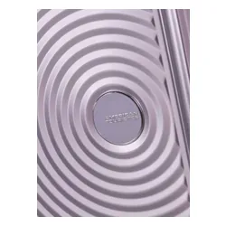 Walizka średnia American Tourister Soundbox Alu - stormy lilac