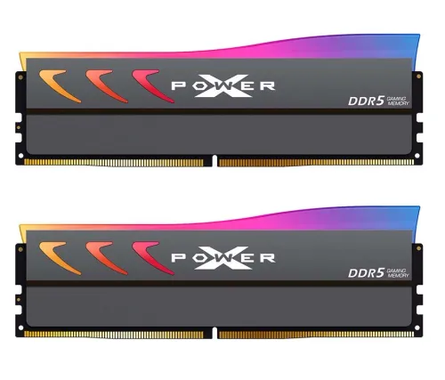 Pamięć RAM Silicon Power XPOWER Storm RGB DDR5 64GB (2 x 32GB) 6400 CL32 Szary