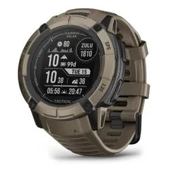 Смарт-часы Garmin Instinct 2x Solar Tactical Edition (светло-коричневый / светло-коричневый ремешок)