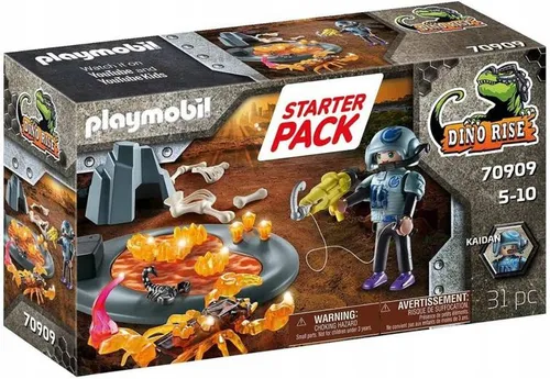 PLAYMOBIL Dino Rise 70909 Walka z ognistym skorpionem