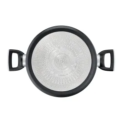 TEFAL Unlimited 5 l czarny - garnek aluminiowy z pokrywką