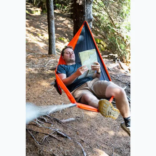 Hamak turystyczny ENO SuperSub Ultralight charcoal/orange