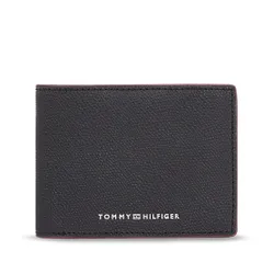 Мужской кошелек Tommy Hilfiger Th Struc Leather Mini CC Wallet Am0am11607 Black BDS