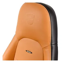 Fotel Noblechairs ICON Gamingowy do 150kg Skóra naturalna Brązowo-czarny