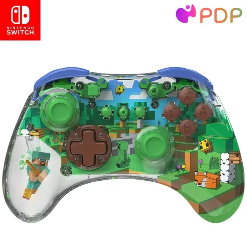 Геймпад PDP REALMz Minecraft Steve Forest Biome к к Nintenк Switch Беспроводной