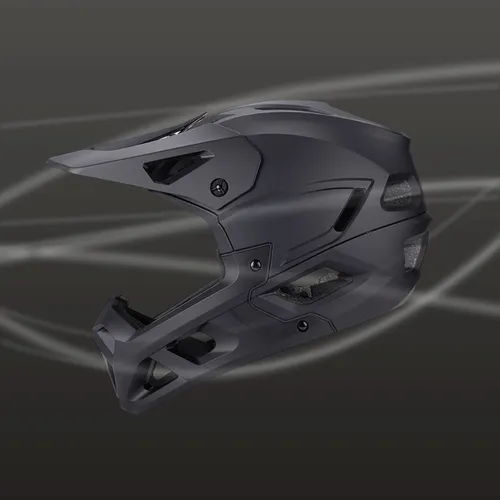 Kask rowerowy WOZINSKY HT-58CL Czarny Full Face MTB (rozmiar L)