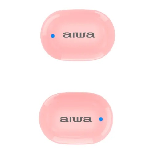Słuchawki bezprzewodowe Aiwa EBTW-150PK Dokanałowe Bluetooth 5.0 Różowy