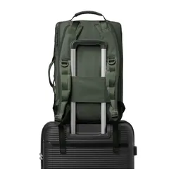 Plecak podróżny średni Puccini Jetzy - zielony