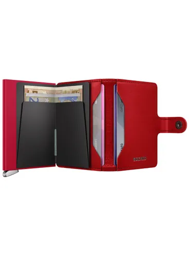Portfel RFID Secrid Premium Miniwallet Emboss Diamond - red