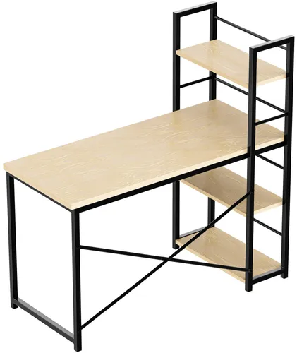 Biurko gamingowe MARK ADLER Leader 4.0 Brązowo-czarny