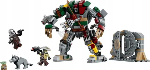 LEGO Star Wars 75451 Mandalorian i Starcie z droidem , zestaw klocków 9+