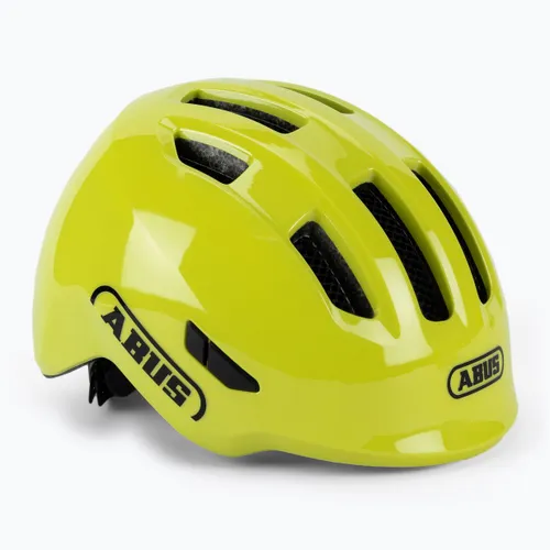 Kask rowerowy dziecięcy ABUS Smiley 3.0 shiny yellow