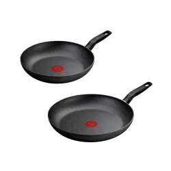 Zestaw patelni Tefal Dark Essential G0069053 Indukcja Mineralia+ 24cm, 28cm