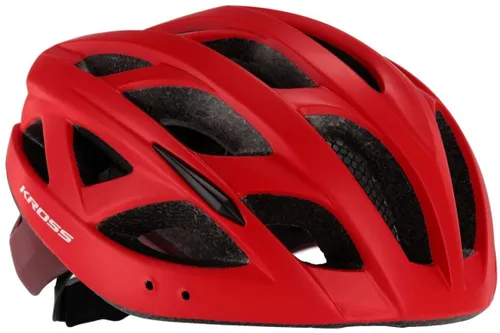 Kask rowerowy KROSS Vincitore Czerwony MTB (rozmiar M)