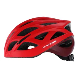 Kask rowerowy KROSS Vincitore Czerwony MTB (rozmiar M)