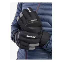 Rękawice narciarskie Ziener Gunar GTX - black/magnet