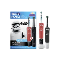 Oral-B Kids Star Wars Elektrikli Diş Fırçası + D103 Canlılık Pro BLK