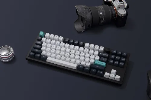 Klawiatura KEYCHRON Q3 Max Wireless Switch Gateron Jupiter Red Czarno-biało-niebieski