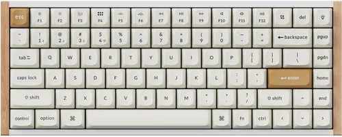Klawiatura KEYCHRON K2 HE Wireless Magnetic Switch Special Edition Biały