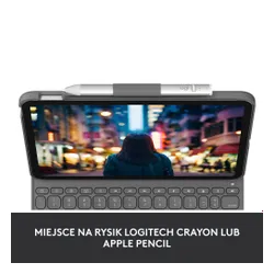 Etui na iPad LOGITECH Slim Folio Szary Klawiatura