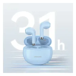 Słuchawki bezprzewodowe USAMS Rhymbo TWS Douszne Bluetooth 5.3 Niebieski