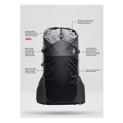 Plecak turystyczny Black Diamond Beta Light 45 - storm gray