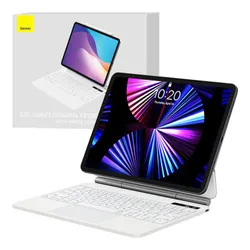 Etui na iPad BASEUS Brilliance Pro Biały Klawiatura