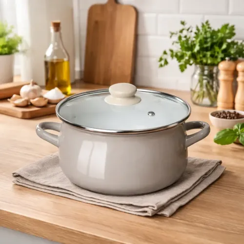 Zestaw garnków Altom Design 02050021312 Indukcja Emalia 8 elementów