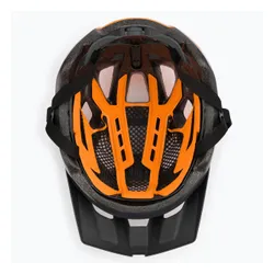 Kask rowerowy Rudy Project Crossway lead/orange fluo shiny