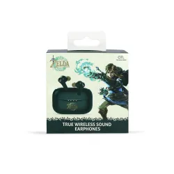 Słuchawki bezprzewodowe OTL Technologies The Legend of Zelda: TOTK TWS Earphones Dla Dzieci Dokanałowe Bluetooth 5.3 Ciemnozielony