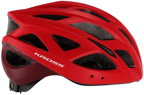 Kask rowerowy KROSS Vincitore Czerwony MTB (rozmiar M)