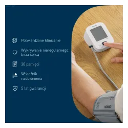Ciśnieniomierz Omron M2 Essential HEM-7188-E Wykrywanie arytmii