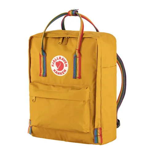 Plecak miejski Fjällräven Kanken Rainbow 16 l ochre/ rainbow pattern
