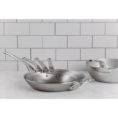 DE BUYER Mineral B Pro 24 cm - patelnia ze stali węglowej