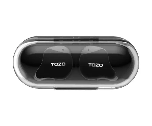 Słuchawki dokanałowe TOZO T18 Crystal Buds Czarny