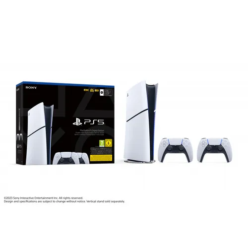 Konsola Sony PlayStation 5 Digital D Chassis (PS5) 1TB + dodatkowy pad (biały)