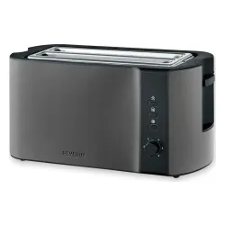 Severin AT 9341 Toster automatyczny ciemny inox-stal nierdzewna
