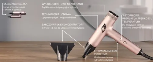 Suszarka ROWENTA Nano Fold HY8530