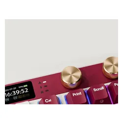 Klawiatura ROYAL KLUDGE RK M87 Famicom Beige Switch