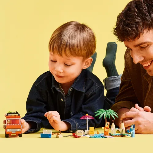 LEGO Klocki Bluey 11202 Blue i rodzinna wycieczka samochodem