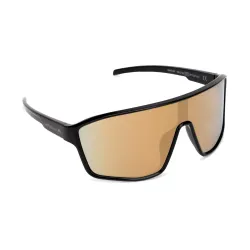 Okulary przeciwsłoneczne Red Bull SPECT Daft shiny black/smoke with gold mirror